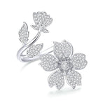 Flower statement ring nz