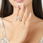 Flower statement ring nz