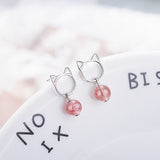 Fluffy cat earrings nz
