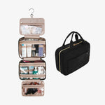Foldable and Hanging toiletry bag Black / S nz