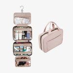 Foldable and Hanging toiletry bag Pink / S nz