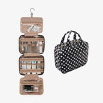 Foldable and Hanging toiletry bag White / Black / S nz