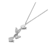 Four butterfly necklace nz