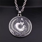 Fox and moon silver necklace money nz