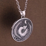 Fox and moon silver necklace money nz