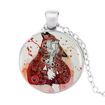 Fox family necklace Silver nz