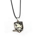 Fox Metal Gear Necklace Wolf’s head nz