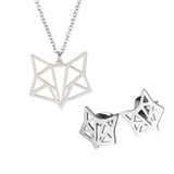 Fox necklace and silver earrings money nz