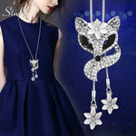 Fox necklace with diamonds nz