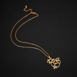 Fox silhouette necklace nz