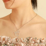 Fox silhouette necklace nz