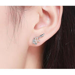 Fox silver earrings nz