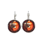 Fox stud earrings SUPREME SILVER nz