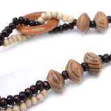 Fox wooden necklace nz