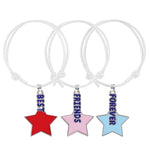 Friendship bracelet for 3 friends White nz