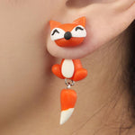 Funny Fox earrings nz