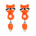 Funny Fox earrings ROUX nz