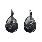 Game of Thrones Wolf Earrings Model 1 nz