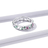 Gemstone flower ring nz