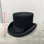 Gentleman style Top hat Black Height 13.5 cm / S (54 55cm) nz