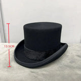 Gentleman style Top hat Black Height 13.5 cm / S (54 55cm) nz