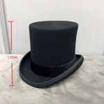 Gentleman style Top hat Black Height 17 cm / S (54 55cm) nz