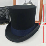 Gentleman style Top hat Dark blue Height 17 cm / S (54 55cm) nz