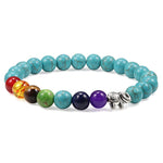 Genuine 7 chakras stone bracelet nz