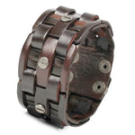 Genuine leather bracelet One size fits all nz