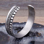Geometric bangle Silver nz
