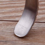 Geometric bangle Silver nz