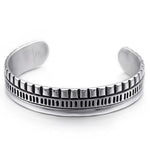Geometric bangle Silver nz
