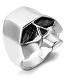 Geometric skull ring 54 mm nz
