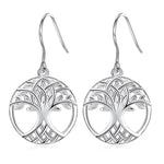Geometric Tree of Life Earrings nz