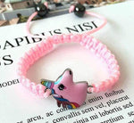 Girls Unicorn bracelet Rosa nz