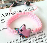 Girls Unicorn bracelet Rosa nz