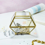 Glass and brass jewellery box nz