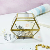 Glass and brass jewellery box nz