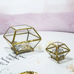 Glass and brass jewellery box nz