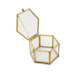 Glass and Metal Jewellery Box nz