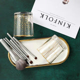 Glass makeup brush holder nz