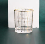 Glass makeup brush holder Pot C nz