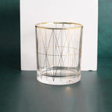 Glass makeup brush holder Pot C nz