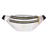 Glittery bum bag White nz