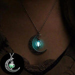 Glow in the dark moon necklace nz