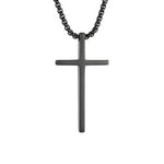 God Cross Necklace Black nz