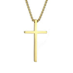 God Cross Necklace Gold nz