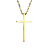 God Cross Necklace Gold nz