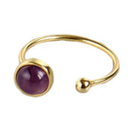 Gold amethyst ring nz