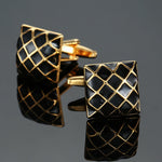 Gold and black cufflinks nz